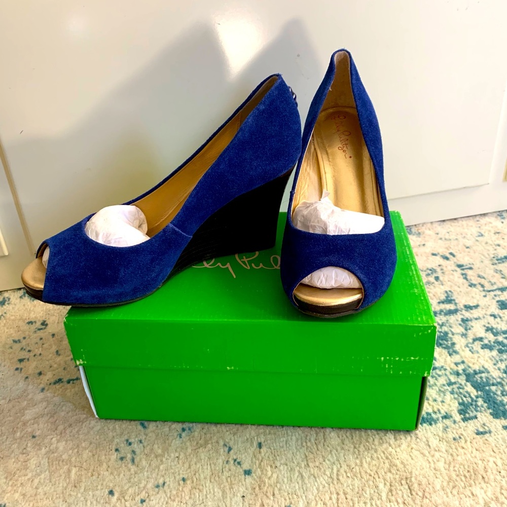 Lilly Pulitzer Resort Chic Wedge EUC